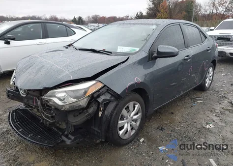 2015 Toyota Corolla Le from USA, damaged, VIN 2T1BURHEXFC230886